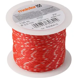 Meister Craft Maurerschnur rot/weiß 100 m x Ø 2,0 mm