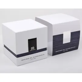 Danish Design HerrenArmbanduhr Edelstahl-Gehäuse, Leder-Armband