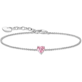 Thomas Sabo Love & Hearts Armband mit Zirkonia rosa  A2157-051-9 Größe L