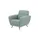 Max Winzer Sessel Jerry Flachgewebe 83 x 85 x 0 cm Türkis/Petrol