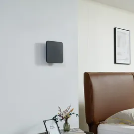 LUCANDE LED Wandleuchte, Wandlampe Innen Elrik Schwarz aus Metall