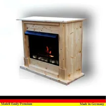 Df-Shopping Kaminbau Mierzwa Emily Deluxe Natur Schwarz