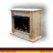 Df-Shopping Kaminbau Mierzwa Emily Deluxe Natur Schwarz