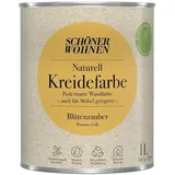 SCHÖNER WOHNEN-Farbe Naturell Wandfarbe Kreidefarbe  (Blütenzauber - warmes Gelb, Matt, 1 l, Konservierungsmittelfrei)