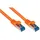 Alcasa RNS® Patchkabel mit Rastnasenschutz, Cat. 6A, S/FTP, PiMF, halogenfrei, 500MHz, orange, 15m Netzwerkkabel
