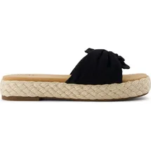 TOMS Abby Slide black beachside woven/knot 37
