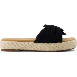 TOMS Abby Slide black beachside woven/knot 37