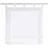 Delien Raffrollo Sterne Muster Transparente Raffgardine mit Schlaufen Sterne Schlaufenrollo Kinderzimmer Vorhang BxH 140x140cm Weiß-Grau
