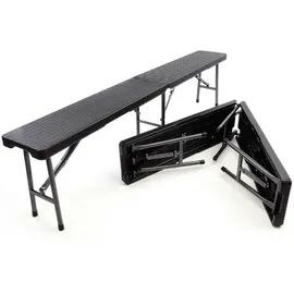 VCM Set Klappbank Schwarz
