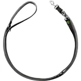 Hunter Verstellbare Führleine Neopren L x B: max. 200 cm x 2,0 cm schwarz-grau
