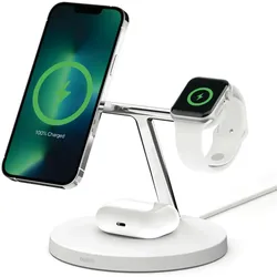 Belkin WIZ017vfWH Kopfhörer, Smartphone, Smartwatch Weiß AC Kabelloses Aufladen Schnellladung Indoor