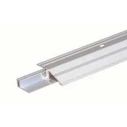 Alberts 90 cm Ausgleichsprofil Pro, Alu, Silber elox, B: 44 mm | Höhen-Ausgleich geriffelt