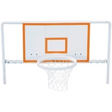 Summer Waves Basketballkorb Set für Frame Pool 110 x 95 cm weiß/orange