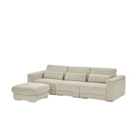 Nils Olsen Einzelcouch Flachgewebe 1-Sitzer Beige