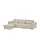 Nils Olsen Einzelcouch Flachgewebe 1-Sitzer Beige