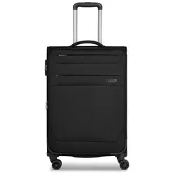 Worldpack Chicago 4 Rollen Trolley M 67 cm mit Dehnfalte black