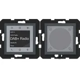 Hager Radio Touch Unterputz DAB+ anthrazit matt