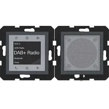 Hager Radio Touch Unterputz DAB+ anthrazit matt