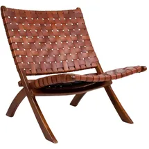 House Nordic Sessel Perugia Leder 0 x 0 x 0 cm Braun