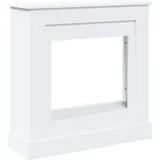 vidaXL Kaminumrandung 90 x 30 x 90 cm Weiß