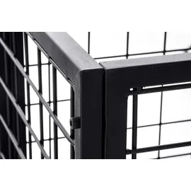 CLP Kaminholzständer Forrest Metall 40 x 40 x 120 cm schwarz