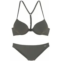 Bruno Banani Push-Up-Bikini Damen Grün 34 Cup A