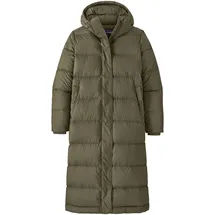 Patagonia Damen Long Silent Down Parka (Größe XS, oliv)
