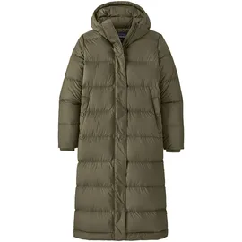 Patagonia Damen Long Silent Down Parka (Größe XS, oliv)