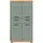 xonox.home Midischrank Scout 74 x 141 x 31 cm Salbeigrün
