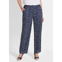 GOLDNER Luftige Hose VERA Schlupfhose Blau 26