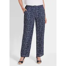 GOLDNER Luftige Hose VERA Schlupfhose Blau 26