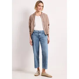 STREET ONE Loose-fit-Jeans Middle Waist Wide Leg Jeans, im Loose Fit mid Blue random wash), 31