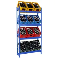 Proregal Getränkekistenregal HIGH BIG Camel HxBxT 200x100x30 cm Küchenzubehör,