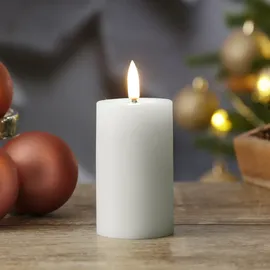 uYuni LED Mini Kerze Thea 7,5 cm weiß