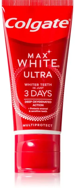 Colgate Max White Ultra Multi Protect bleichende Zahnpasta 50 ml
