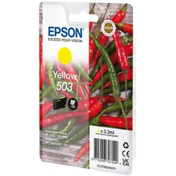 Epson 503 - 3.3 ml - Gelb - original - Blister mit RF- / akustischem Alarmsignal