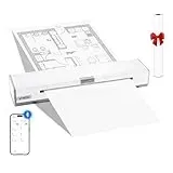 vretti Mobiler Drucker A4 für unterwegs,T81 Thermodrucker, tragbarer Drucker A4 Kompatibel mit Android & iOS, ohne Tinte für Reisen, Zuhause, Fotos, Studien, Rechnungen