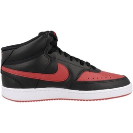 Nike Court Vision Mid Herren black/white/university red 44,5