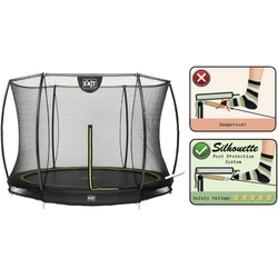 EXIT Toys Trampolin »EXIT Silhouette«, Ø 244 cm, max. Belastung: 100 kg, inkl. Sicherheitsnetz - schwarz