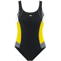 KangaROOS Badeanzug Damen Gelb/Schwarz 36