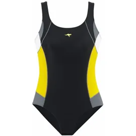 KangaROOS Badeanzug Damen Gelb/Schwarz 36