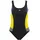 KangaROOS Badeanzug Damen Gelb/Schwarz 36