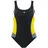 KangaROOS Badeanzug Damen Gelb/Schwarz 36