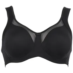 Anita (Since 1886) Damen BH - Clara, Cup-Größe C, Komfort-BH mit Molding, Mikrofaser Schwarz 100C