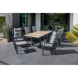 Outdoor Edge BONDINO Gartensessel 59 x 66 x 109 cm grau/schwarz 2 St.