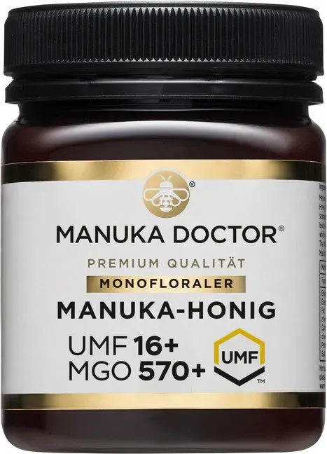 MANUKA DOCTOR - 570 MGO Manuka Honig, 250g | UMF 16+ | 100% Reiner Neuseeländischer Honig.
