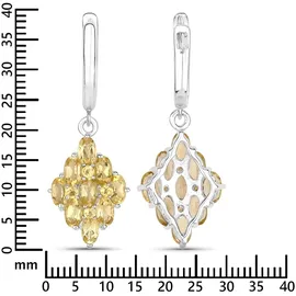 Rafaela Donata Ohrhänger K93 silber, gelb 37,8mm