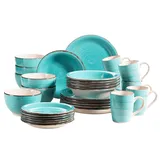Mäser 931614 Bel Tempo II 30-teiliges Vintage Geschirr Set für 6 Personen,