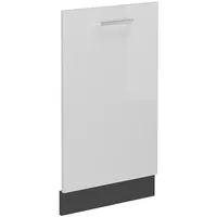 Vicco Geschirrspülblende R-Line, Weiß Hochglanz, 45 cm ohne Arbeitsplatte