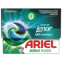ARIEL Waschmittel »UNIVERSAL+ Allin1 PODS Lenor« 15 WL grau